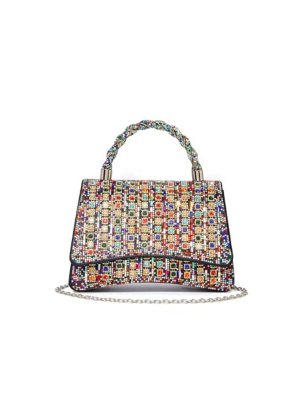 Rhinestone Clutch Purse Sparkly Shoulder Bag Evening Crossbody